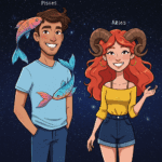 رجل برج الحوت وأنثى الحمل