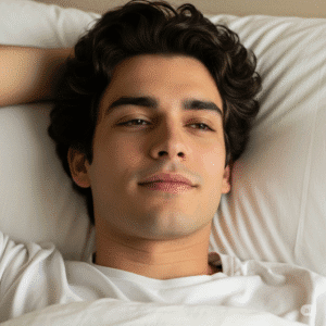 رجل الحمل بالفراش