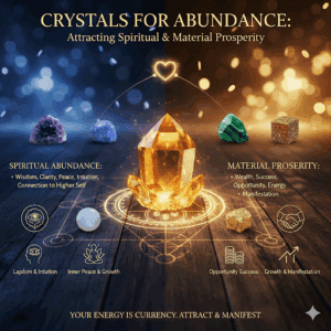 الأحجار الكريمة لجذب الوفرة الروحية والمادية